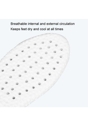 Sones 1 Çift Yüksek Elastikiyetli Koku Önleyici Nefes Alabilir Ter Emici Şok Emici Tabanlık, Beden: 39-40 Gri