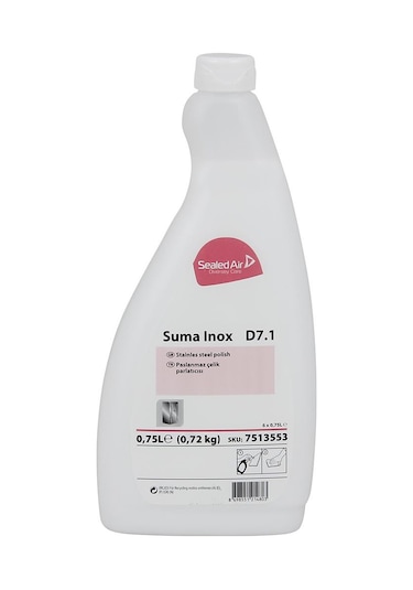 Diversey Suma Inox D7.1 Paslanmaz Çelik Temizleyici ve Parlatıcı 750 ML