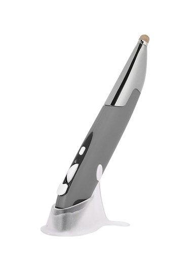 Ximistore9 Pr-06 Gümüş Gri Kalem Şeklinde Kablosuz Mouse + Kapasitif Kalem, 2.4g, 3 Adım Dpı, Ergonomik Tasarım, Usb Alıcı, Bilgisayar/tablet/ Akıllı Telefon Uyumlu Pil Dahil Değil