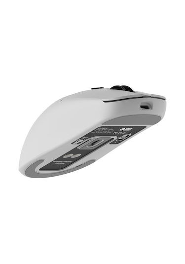 Hawk Gaming Hm420 4k Hz 26000 Dpı Tri-mode Kablosuz/bluetooth Şarj Standlı Beyaz Gaming Mouse Gaming