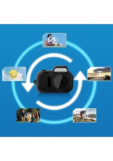 Springsun Y3000 Dijital Video Kamera 0.96 Inç Ekran Mini 1080p Hd Kamera Açık Hava Sporları Cep Kamerası Ekran Kaydedici Araba İl