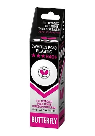 Butterfly 85144s R40+ 3 Yıldız 3 Lü Masa Tenisi Maç T