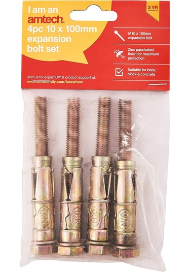 S5940 4 Parça M10 X 100mm Genişletme Cıvataları