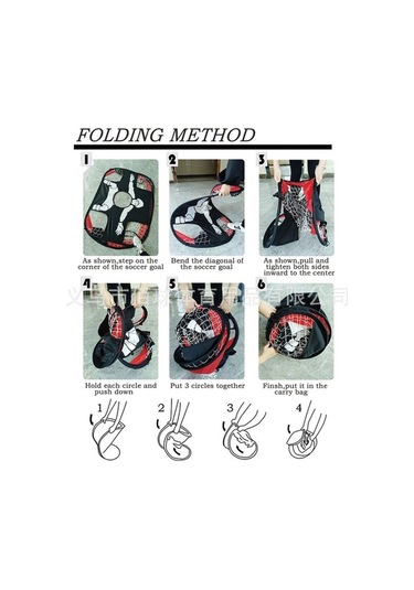 Jialan Katlanabilir Futbol Golü Naylon Futbol Golü Çocuklar Ve Siyah Yc Siyah