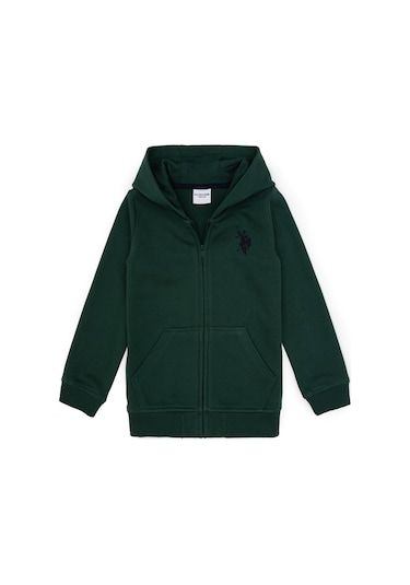 U.s. Polo Assn. Erkek Çocuk Koyu Yeşil Hırka Örme 50316706-vr079 Koyu Yesıl