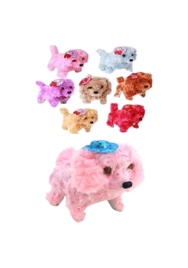 Hareket Eden Havlayan Sesli Pilli Pelüş Oyuncak    Köpek