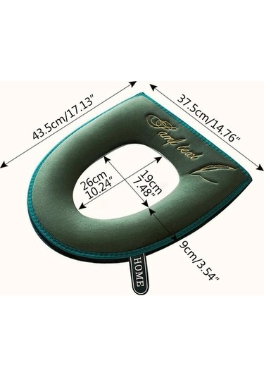 Novahub Gri Evrensel Klozet Kapağı Kış Sıcak Yumuşak Wc Mat Banyo Yıkanabilir Çıkarılabilir Fermuar Çevirme Lidhandle Su Geçirmez Ev Gri