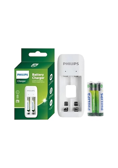 Phılıps Scb2070nb/00 2li 2 Adet X Aaa 700mah Pilli - Pil Şarj Cihazı