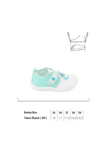 Gezer Yazlık Kız Çocuk Keten Happy Bird Cırt Cırtlı Ayarlanabilir Ayakkabı Ga2ypm.03343.00.3g3.0a Yeşil