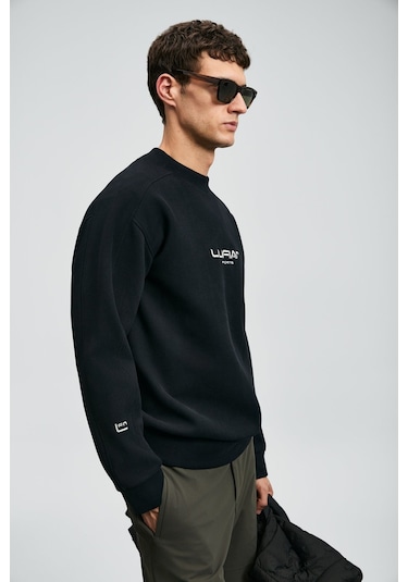 Lufian 112030182 Dark Erkek Sweatshirt Siyah