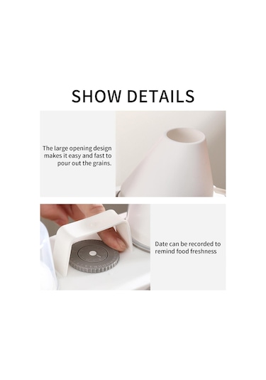 Gqiang A-r Tahıl Dağıtıcı Kabı, Kuru Gıda Dağıtıcı - Pirinç