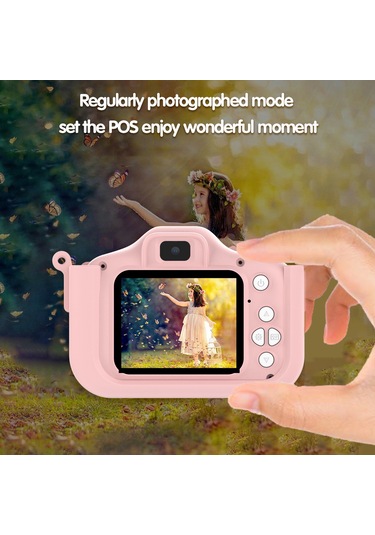 1080p Sevimli Dijital Kamera Çocuk Kamerası 48mp Hd Çocuk Kamerası Çocuk Selfie Kamerası Erkek Ve Kızlar İçin 2.0 İnç Ip