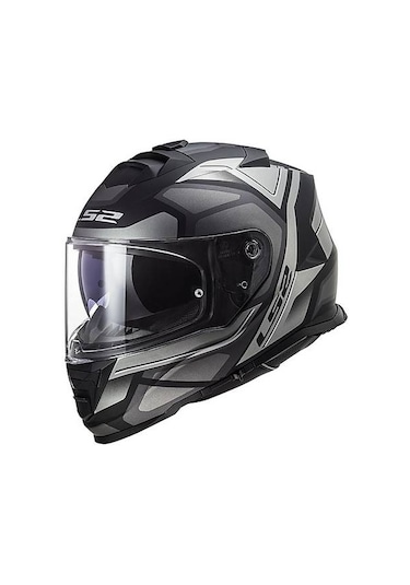 Ls2 Storm 2 Faster Mat Tıtanıum Kapalı Motosiklet Kaskı Gri