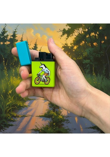 Zengaz Unicorn Yeşil Çakmak