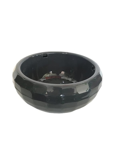 Sukulen Ve Kaktüsler Için Orta Boy Aranjmanlık Saksı (Siyah Renk)