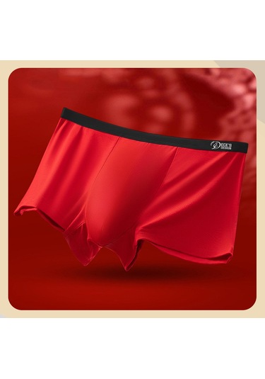 Ece's Design Modal Erkek Boxer 2 Parça 1004 Kırmızı - Siyah