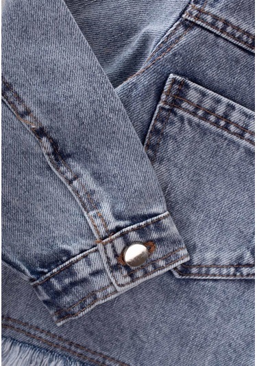 Cigit Kot Ceket 2-7 Yaş Mavi Mavi