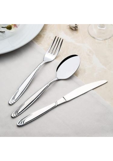 Nehir lizbon 89 prç, çatal kaşık bıçak takımı seti kutulu