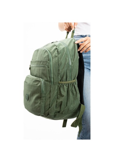 Ultra Hafif Çok Cepli Su Geçirmez Sırt Çantası Unisex Haki Yeşil Model: 571-1b - Haki