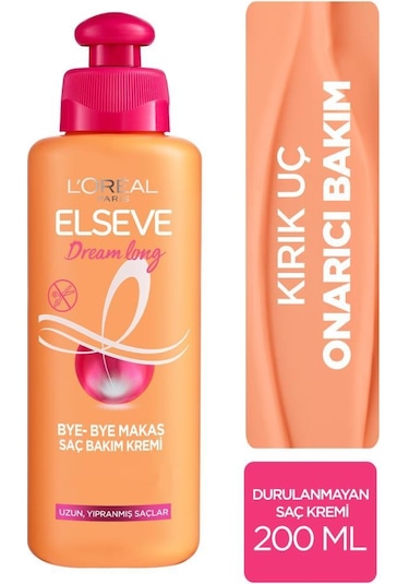 Elseve Dream Long Bye-Bye Makas Saç Bakım Kremi 200 ML