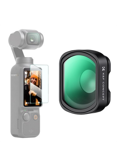 K&f Concept Magnetic 10x Makro Lens Djı Osmo Pocket 3 Combo Uyu
