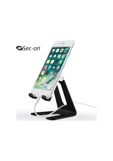 Sc-500 Katlanabilir Alüminyum Masaüstü Telefon Tablet Standı Siy SİYAH,GRİ