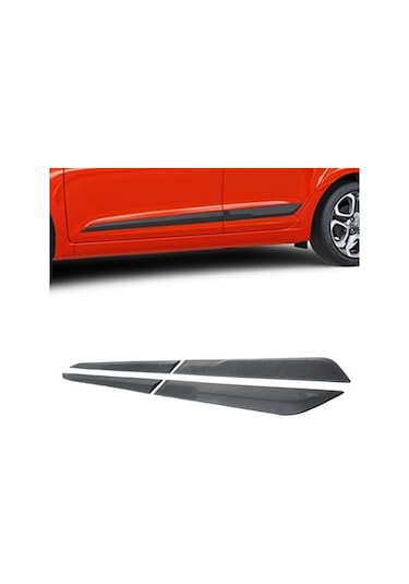 Vw Amarok 2010-2016 Kapı Çıtası Mat Siyah 3m Bantlı 4 Parça