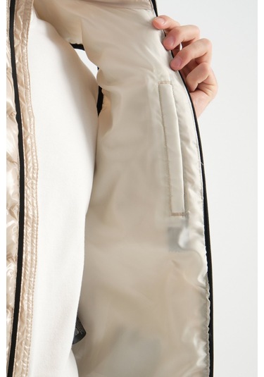 Shooter Sportswear Erkek Parlak Yelek Luxe Bej Taş