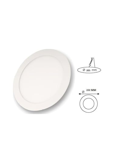 Cata Led Panel 18W 6500K Beyaz Işık Sıva Altı Ct-5169-B