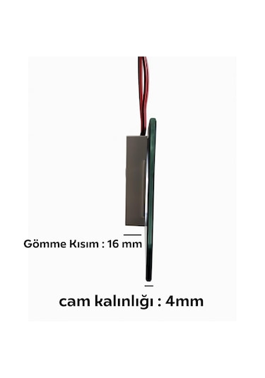 Mobilya Gömülü 12v El Kaydırma Sensörlü Aydınlatma Anahtarı 12v Elektrik Anahtarlar