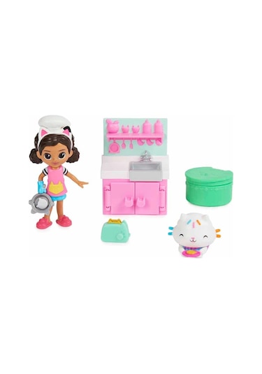 Gabby S Dollhouse Mutfak Oyun Seti