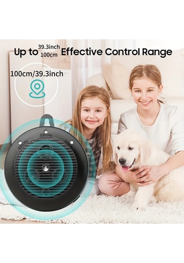 Willowhaven Siyah Tek Ebat Vortex Ses Dalgası Teknolojili Usb Şarjlı Havlama Önleyici Köpek Eğitim Aracı