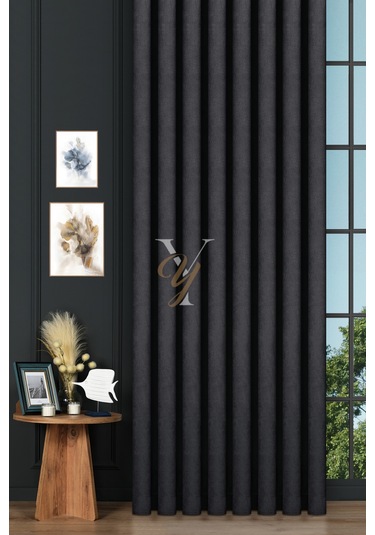 Petek Fon Perde V-1032 Antrasit Antrasit