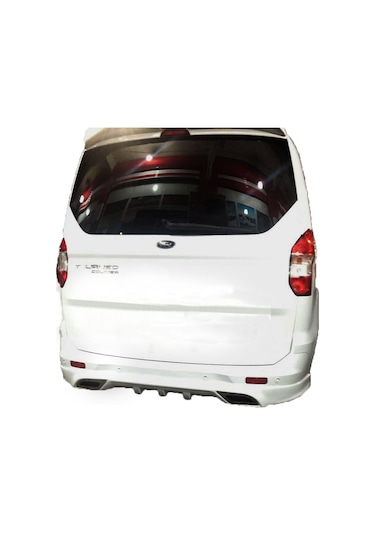 Ford Courier Difüzörlü Arka Tampon Eki Karlık Boyalı