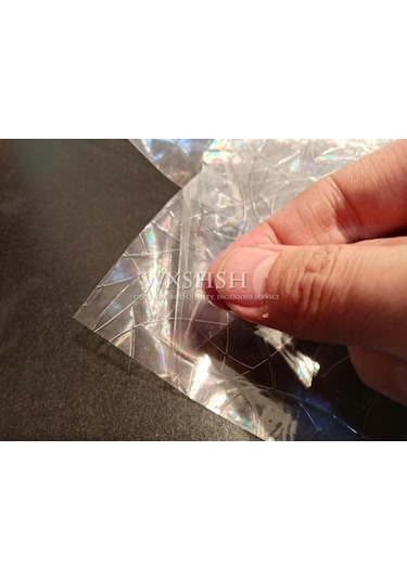 Statik Desenli Cam Folyosu Buzlu Cam Folyo Cam Filmi 3 D. (431361416)