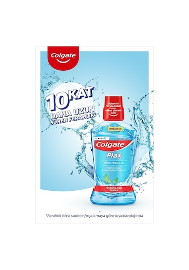 Colgate Plax Nane Ferahlığı Plağa Karşı Ağız Bakım Suyu 500 ml x 2 Adet