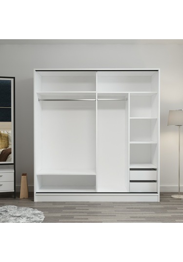 Minar Kale210y 2k Sürgülü Dolap 220g - Byz Antrasit