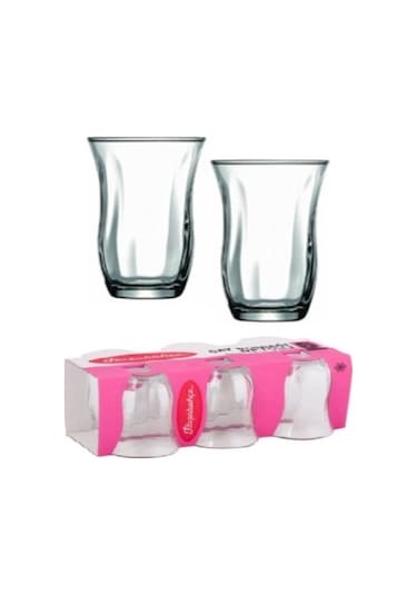 Paşabahçe 42191 Optikli Çay Bardağı 95 CC 6 Lı Şeffaf