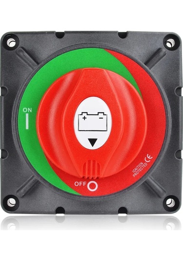 AKÜ DEVRE KESİCİ ŞALTERİ 600A 2P 12-48V ON-OFF 600 AMPER
