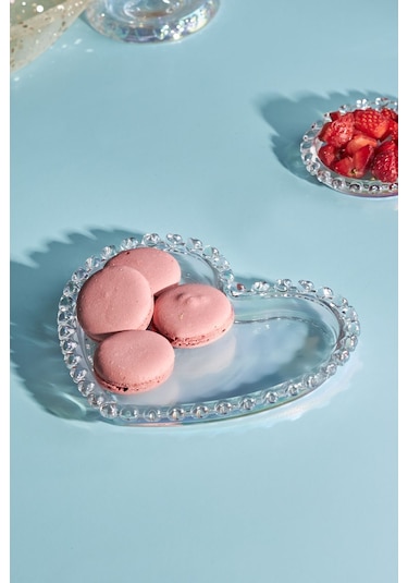 Karaca Rory Kalp Cam Pasta Tabağı 18 cm