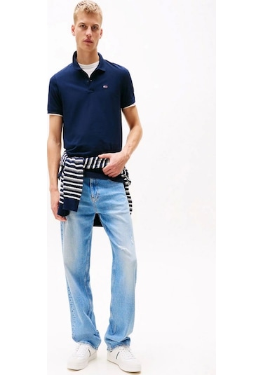 Tommy Hilfiger Tjm Slım Placket Polo Ext Lacivert