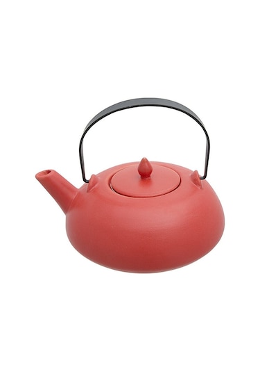 Porland Chai Kapaklı Demlik 700 CC Kırmızı