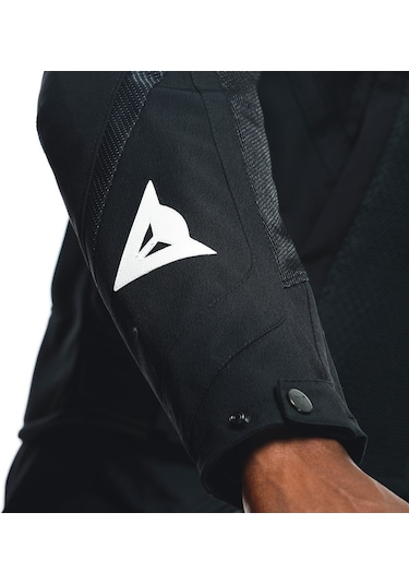 Dainese Energyca Air Black Fluo Red Tekstil Mont Siyah