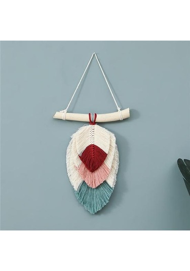 Duvar Asılı İskandinav Püskül Duvar Tarzı Patchwork Pamuk El Dokuma Goblen Ev Gereçleri D