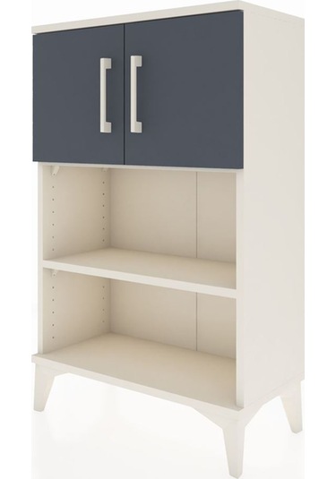 Arges Komodin 2 Raflı 2 Kapaklı 60x30x96 Aytaşı-antrasit Aytaşı