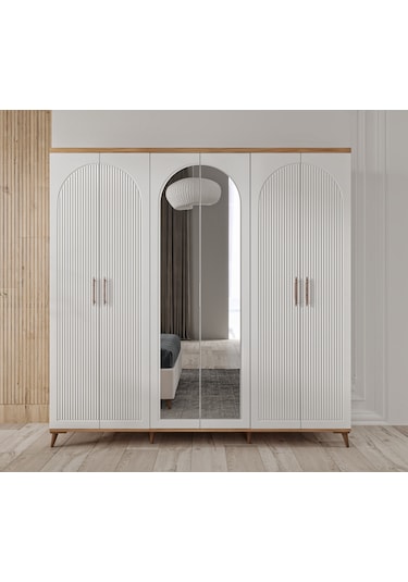 Nevada 6 Kapaklı Komple Mdf Yatak Odası Takımı