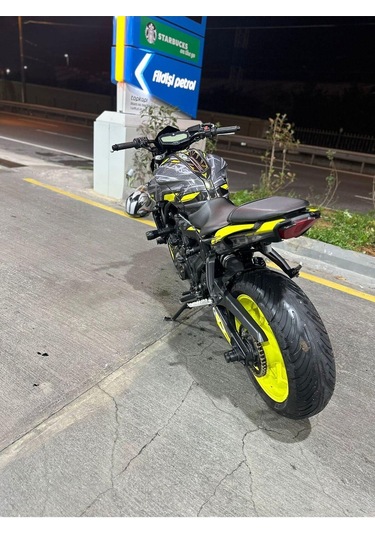 Mt 07 Neon Yeşil 2018 - 2019 Full Sticker Kit Set Çok Renkli