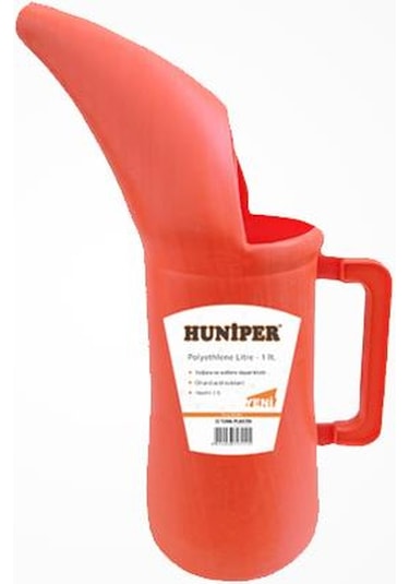 Plastik 1 Litre Huni Ağızlı Bidon