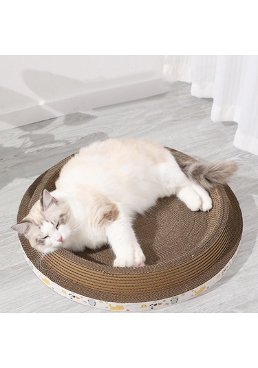 Suntek Karton Kedi Tırmalama Yatağı Salon Oluklu Tırma M