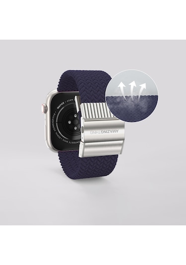 Watch Ultra 49mm Amazingthing Titan Weave 2.seri Sport Örgü Kordon Mor